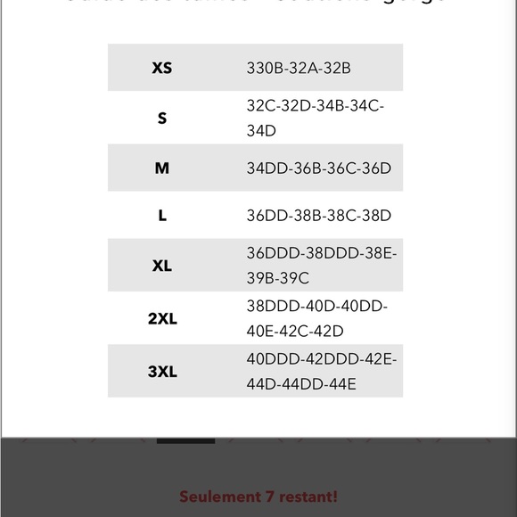 POP UNDERWEAR| Bra top NEVER WORN - Picture 5 of 6